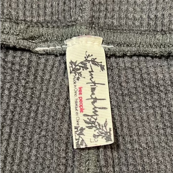 NWOT Intimately Free People Early Night Split Hem Thermal Leggings - Picture 10 of 11